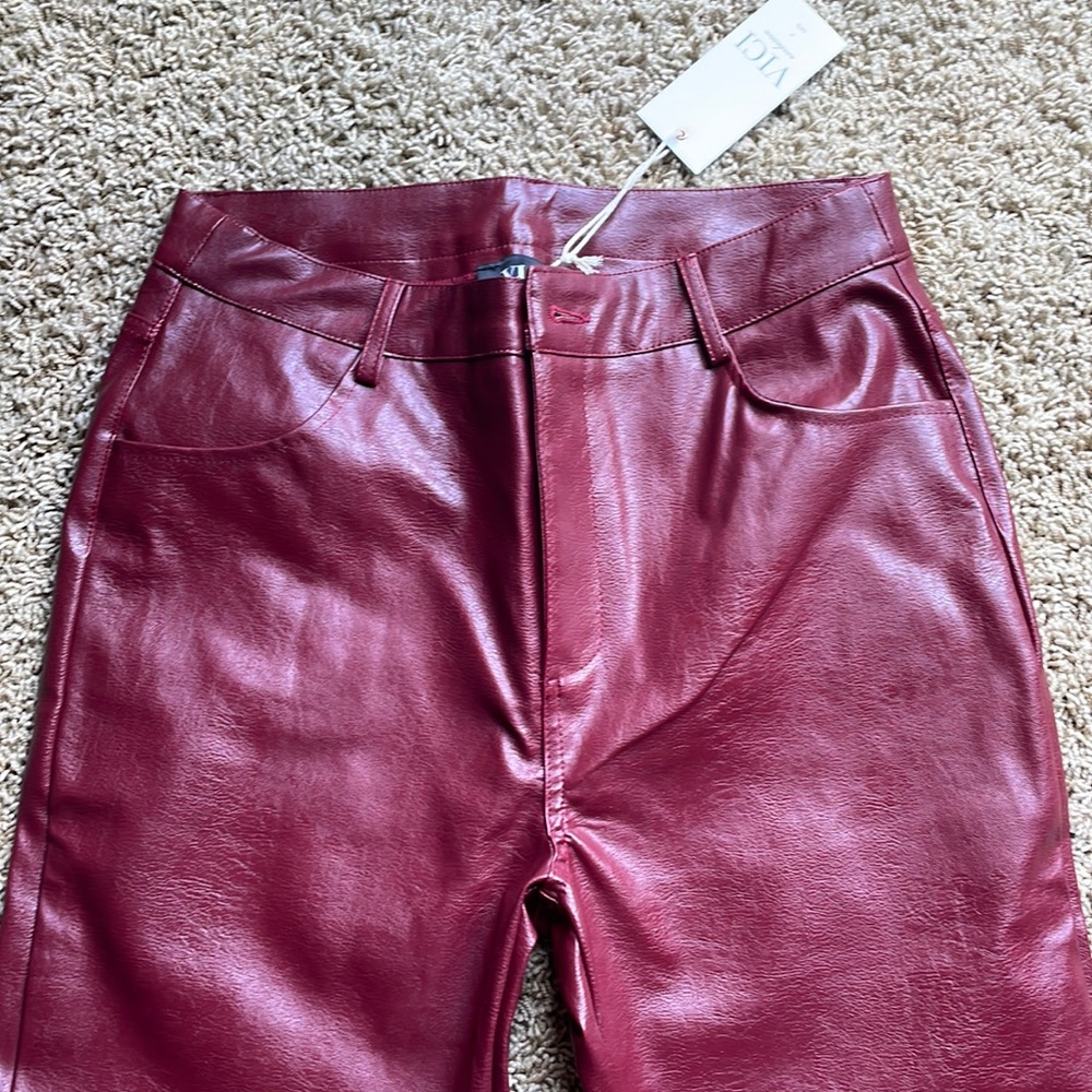 VERY NICE FAUX LEATHER PANTS